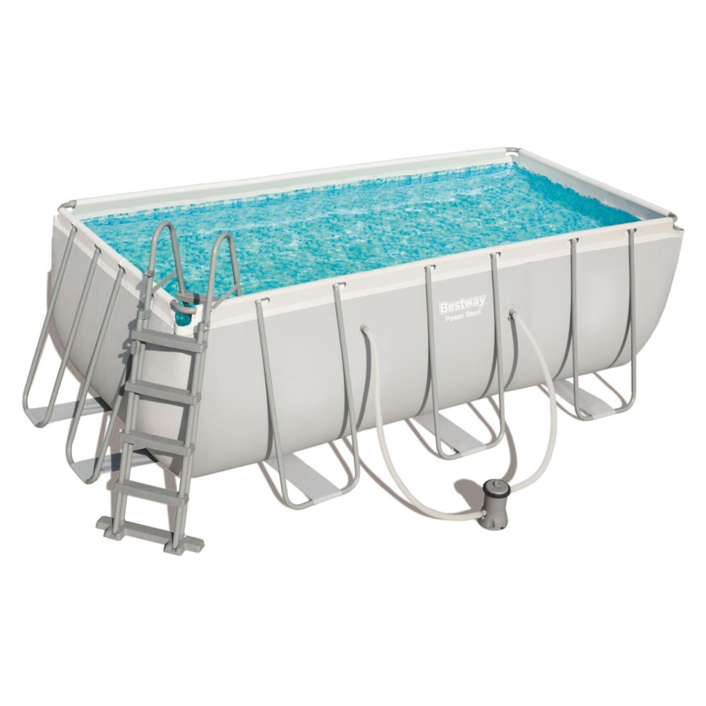 Piscina fuori terra rettangolare power steel bestway - 412x201x122h cm.